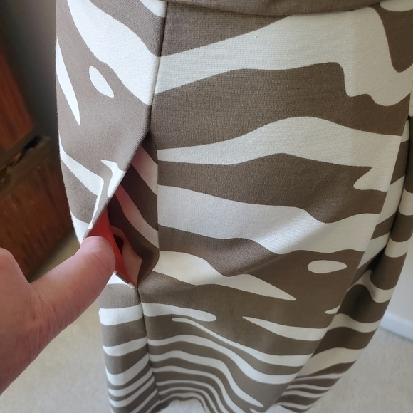 Banana Republic JSSA London zebra print dress Sz. 4 - Picture 4 of 8